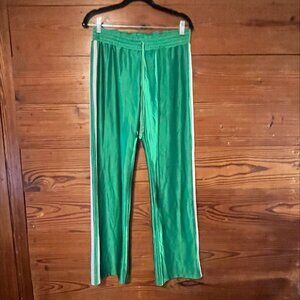 Silk Green Track Pants - Size M